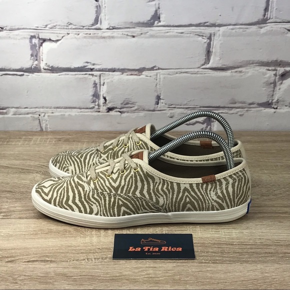 Keds Champion Tiger Animal Print Canvas Sneakers - Picture 3 of 8